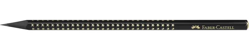 Faber Castell Potlood grafiet - Grip Sparkle Midnight goud Lage Kosten