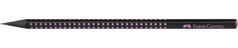Merkproduct Faber Castell Potlood grafiet - Grip Sparkle Midnight rose