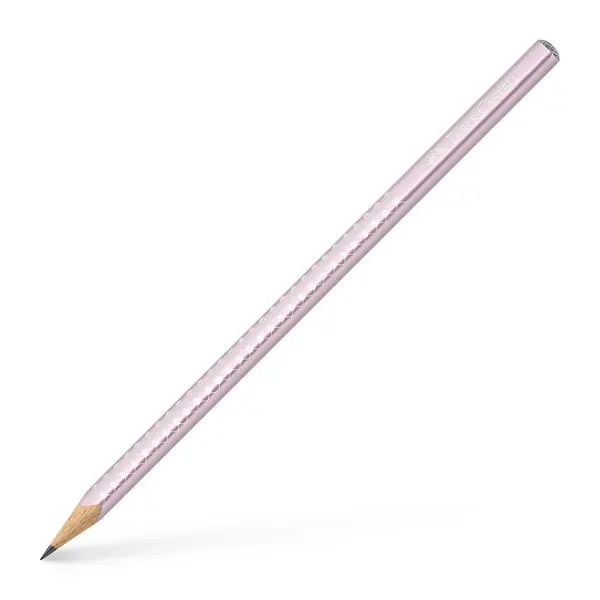 Faber Castell Potlood Grip sparkle - rose metallic Hete Deal