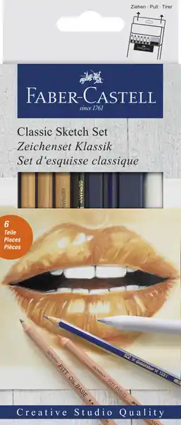 Faber Castell Potloodset classic 6-delig Korting