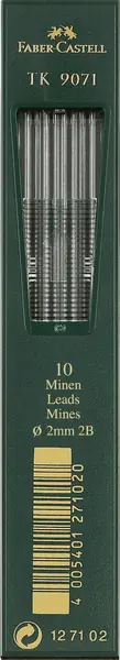 Betrouwbaar Faber Castell Potloodstiftjes TK9071 - 2,0mm - 2B