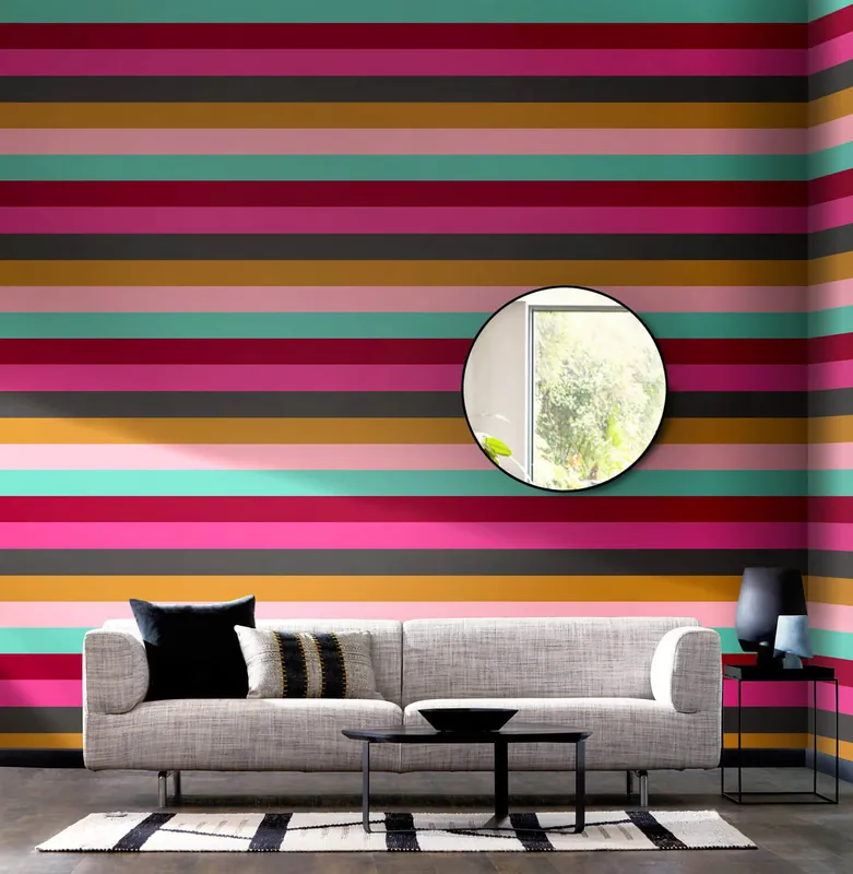 Ohpopsi So Stripey - STR50122W - Rainbow Bloc Magenta Veilige Betaling