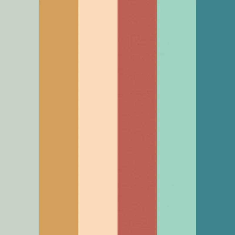 Ohpopsi So Stripey - STR50121W - Rainbow Bloc Teal Exclusieve Aanbieding