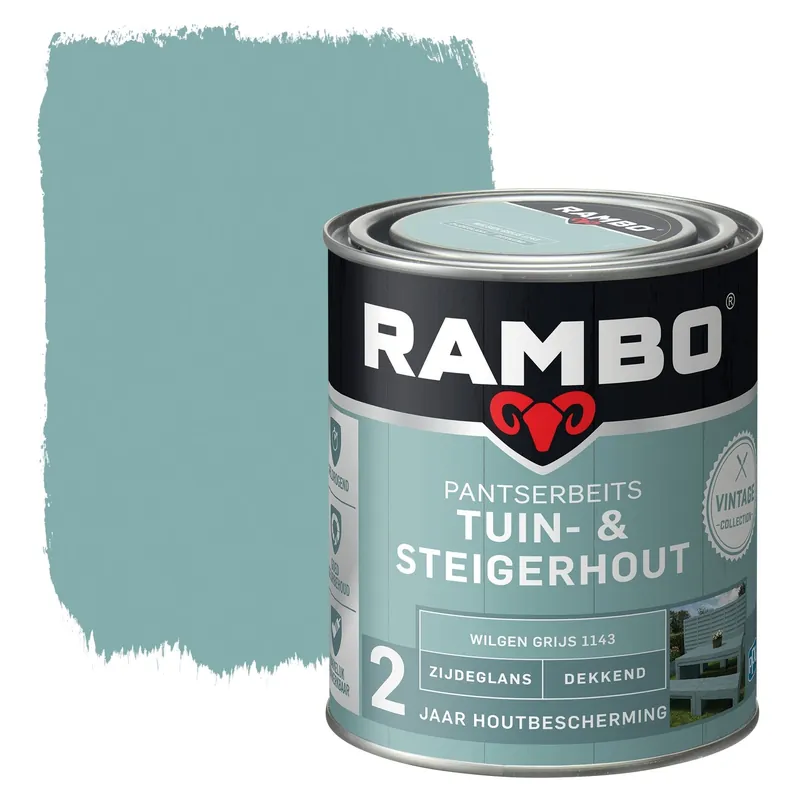 Rambo Tuin- & Steigerhout - Wilgen Grijs 1143 Koopje
