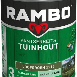 Rambo Pantserbeits Tuinhout Zijdeglans Transparant - Loofgroen Gereduceerde Prijs