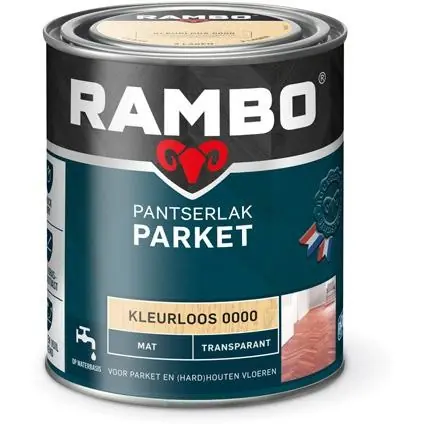 Merkproduct Rambo Pantserlak Parket Transparant Mat - Blank