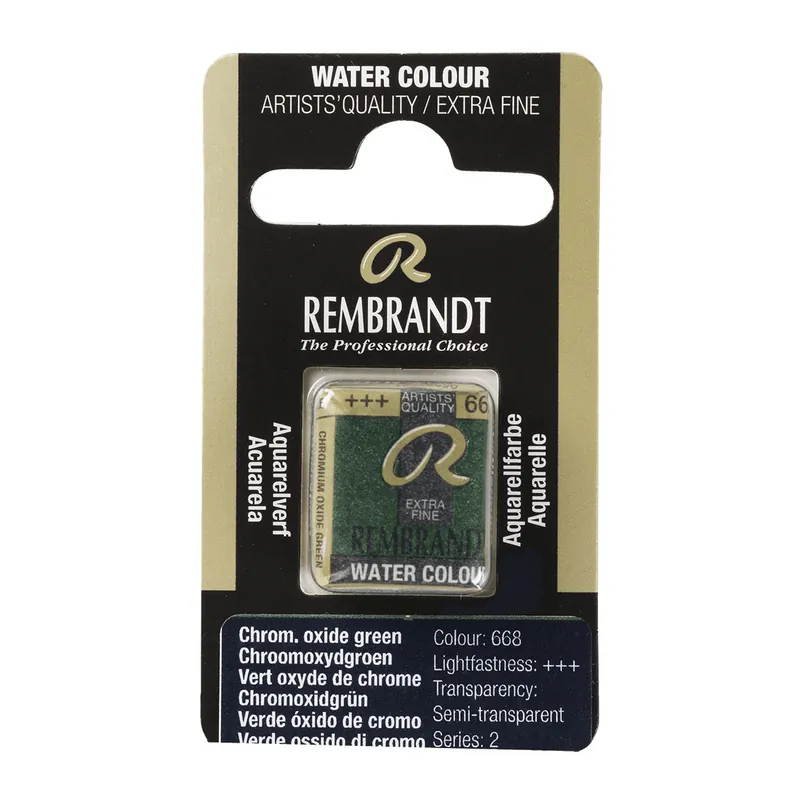 Rembrandt Aquarelverf Napje - Chroomoxydgroen #668 Weekendaanbieding