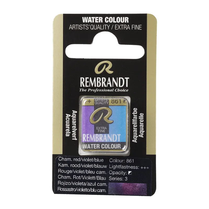 Must-Have Rembrandt Aquarelverf Napje - Kameleon Rood/Violet/Blauw #861