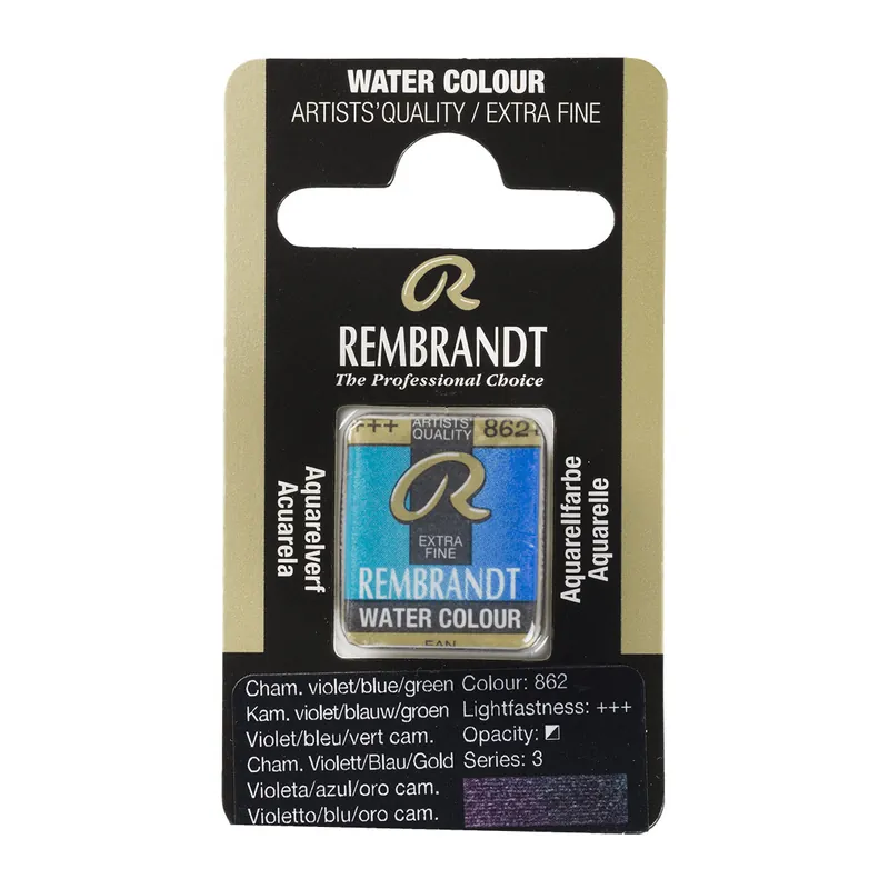 Goedkoop Rembrandt Aquarelverf Napje - Kameleon Violet/Blauw/Groen #862