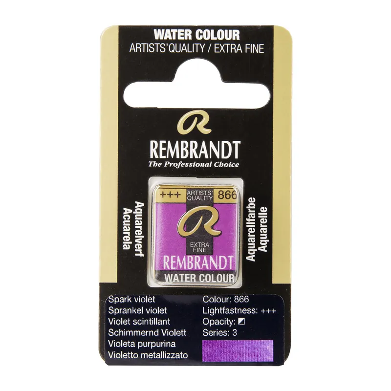 Beperkte Voorraad Rembrandt Aquarelverf Napje - Sprankel Violet #866