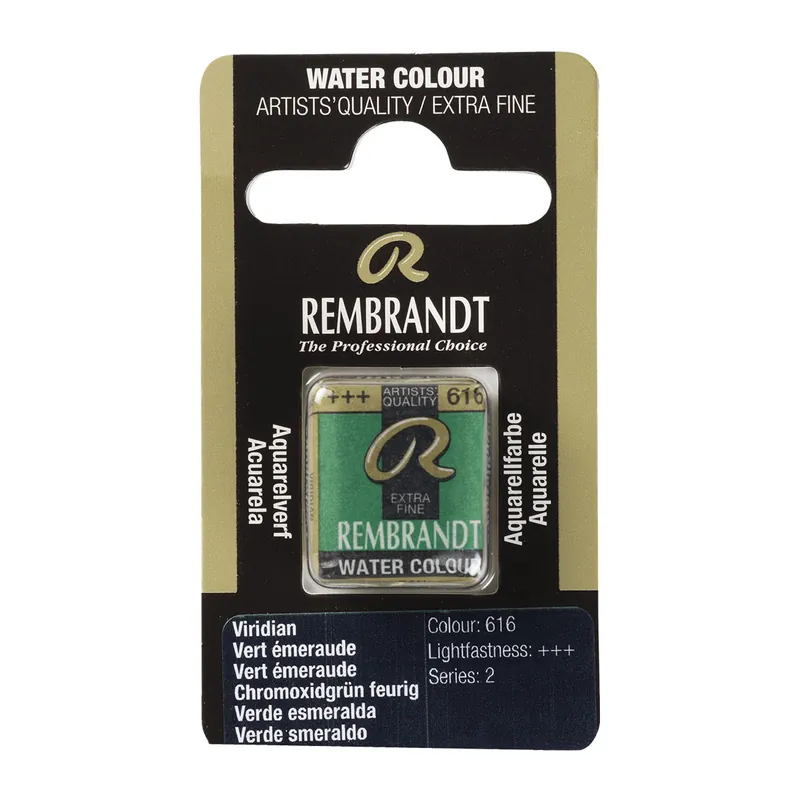 Goedkoop Rembrandt Aquarelverf Napje - Vert EÌmeraude #616