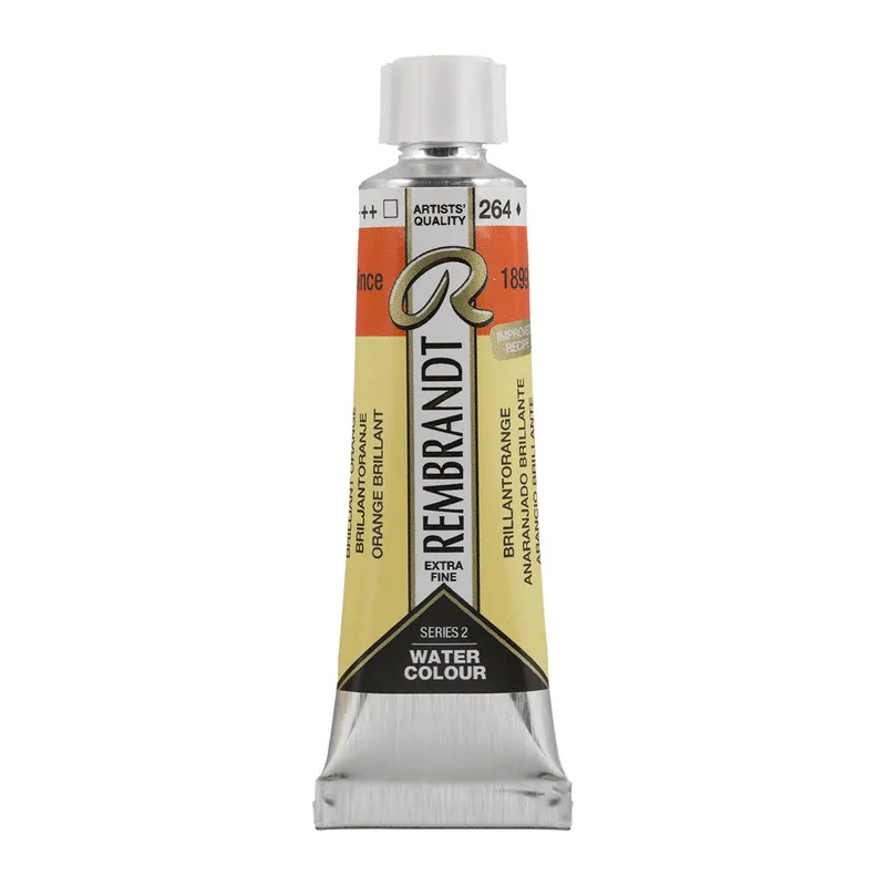 Rembrandt Aquarelverf Tube 10 ml - Briljantoranje #264 Premium