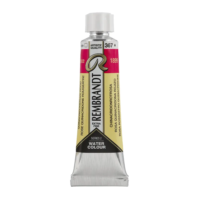 Rembrandt Aquarelverf Tube 10 ml - Quinacridoneroze Rood #367 Gereduceerde Prijs