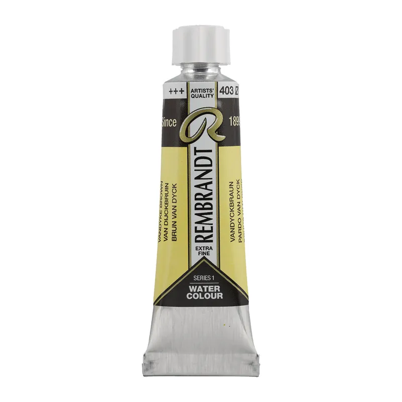 Rembrandt Aquarelverf Tube 10 ml - Van Dijckbruin #403 Beperkte Voorraad