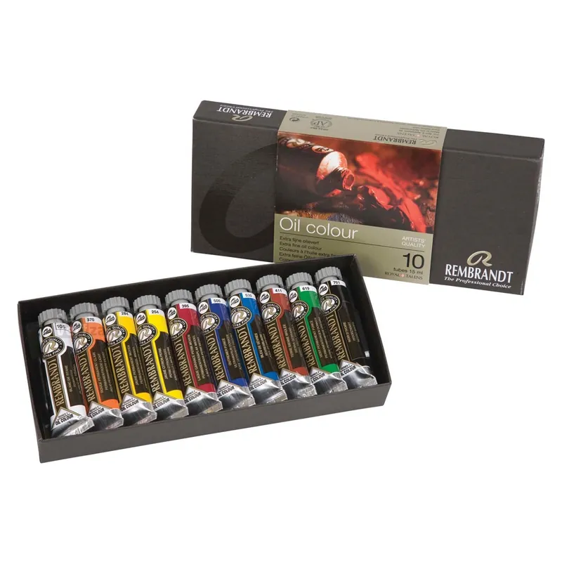 Betrouwbaar Rembrandt Olieverf Basisset - 10 x 15 ml Tubes