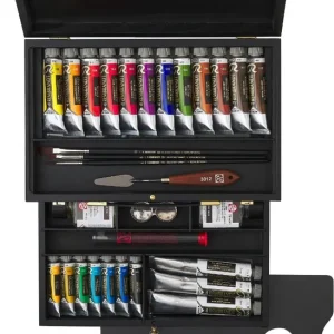 Royal Talens Rembrandt Olieverf set Luxury in houten kist - 7 x 15 ml + 12 x 40 ml + 3 x 60 ml Dagaanbieding