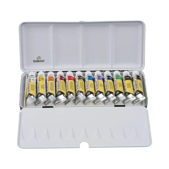Express Levering Rembrandt Professionele Aquarelverf Metalen Set - 12 x 10 ml