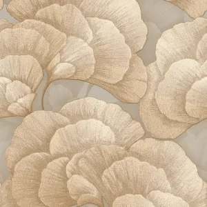 Dutch Renaissance 2 - RE521014 - Embroidered blossom green/gold Bestel Nu