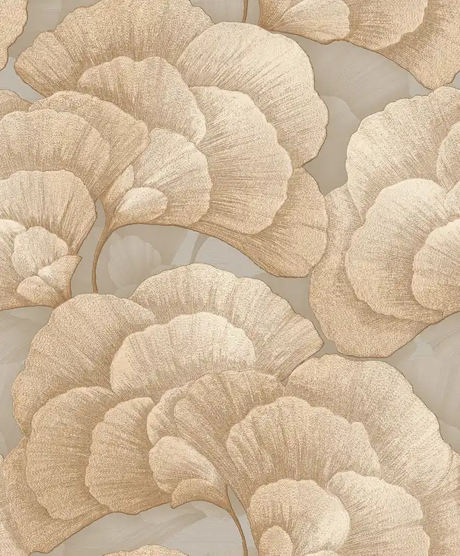 Dutch Renaissance 2 - RE521014 - Embroidered blossom green/gold Bestel Nu