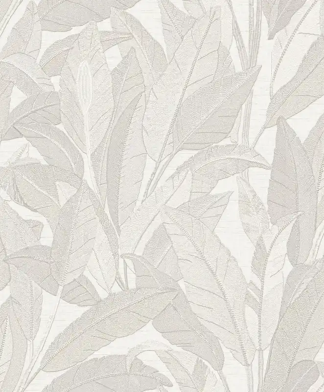 Dutch Renaissance 2 - RE521051 - Embroidered leaves white Must-Have