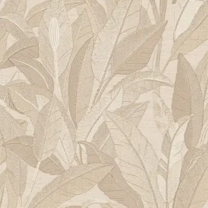 Dutch Renaissance 2 - RE521052 - Embroidered leaves beige Dagaanbieding