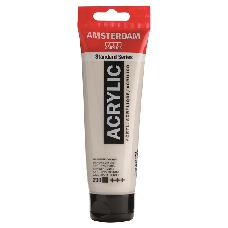Bestseller Royal Talens Amsterdam Acrylverf 120 ml - Titaanbuff Donker 290