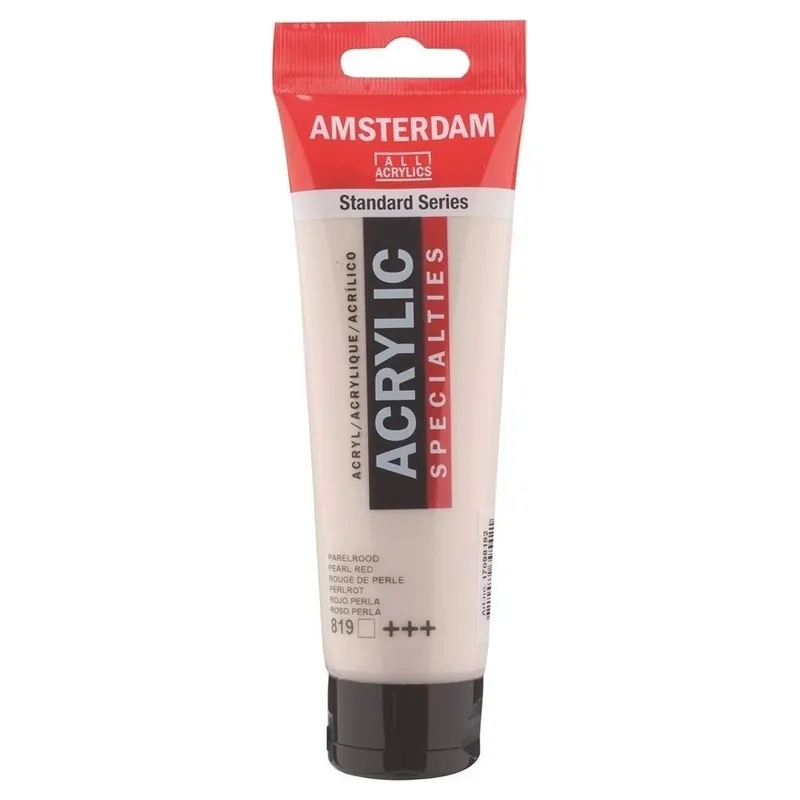 Royal Talens Amsterdam Acrylverf 120 ml - Parelrood 819 Laatste Versie
