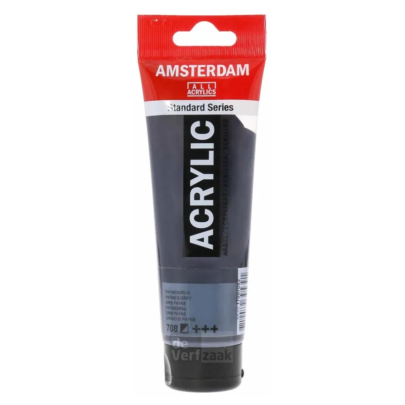 Royal Talens Amsterdam Acrylverf 120 ml - Paynesgrijs 708 Bestel Nu