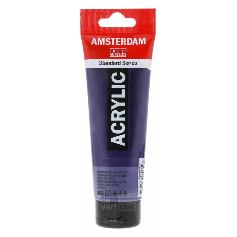 Snelle Levering Royal Talens Amsterdam Acrylverf 120 ml - Permanentblauwviolet 568