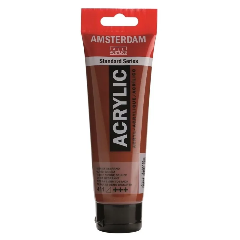 Gecertificeerd Royal Talens Amsterdam Acrylverf 120 ml - Sienna gebrand 411