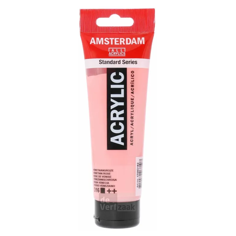Favoriet Royal Talens Amsterdam Acrylverf 120 ml - Venetiaansroze 316