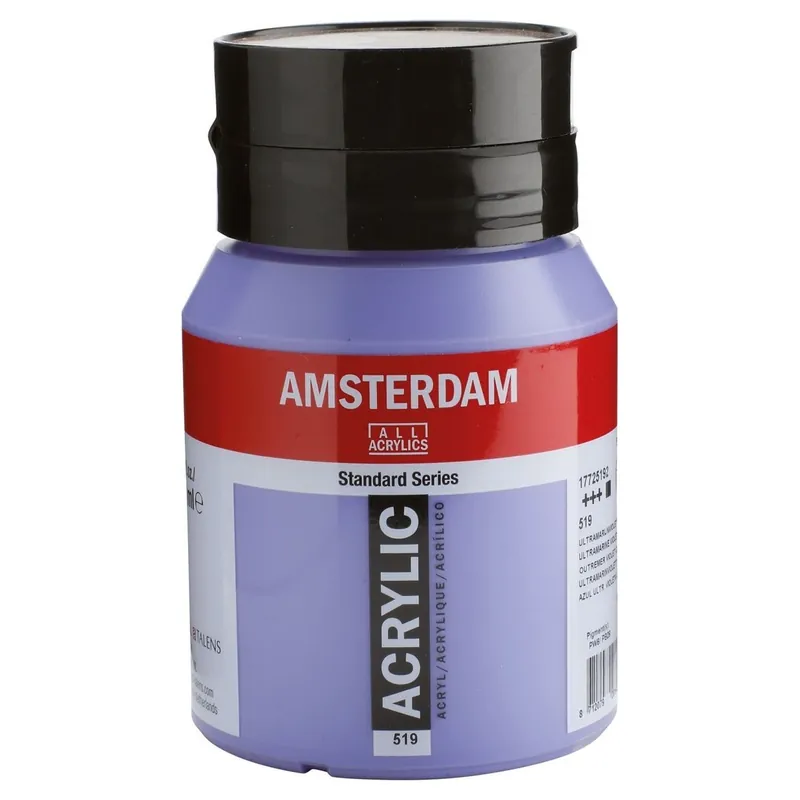 Aanbieding Royal Talens Amsterdam Acrylverf 500 ml - Ultramarijn Violet Licht 519