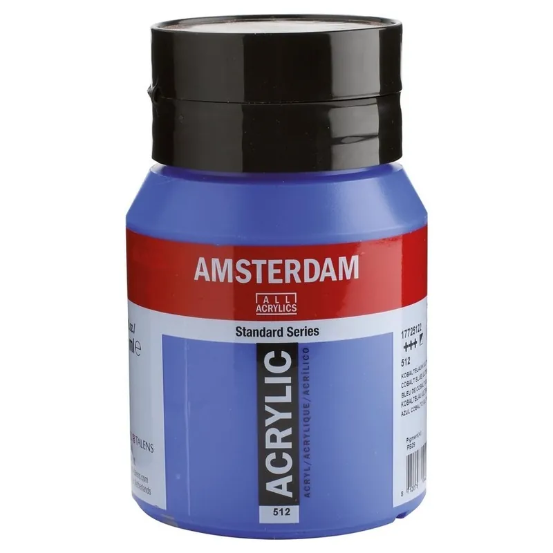 Royal Talens Amsterdam Acrylverf 500 ml - Kobaltblauw Ultramarine 512 Dagaanbieding