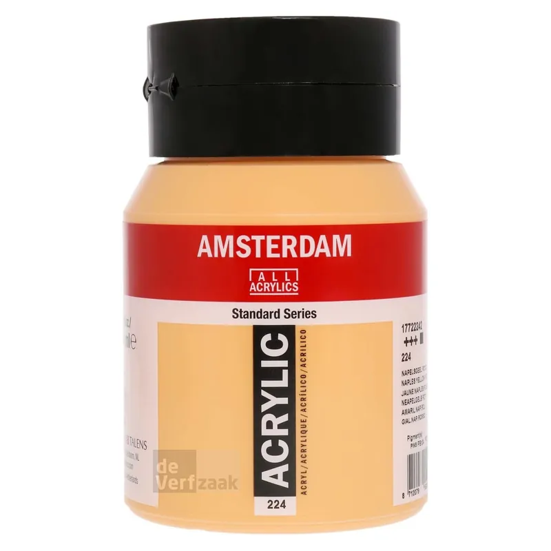 Royal Talens Amsterdam Acrylverf 500 ml - Napelsgeel Rood 224 Direct Verzonden