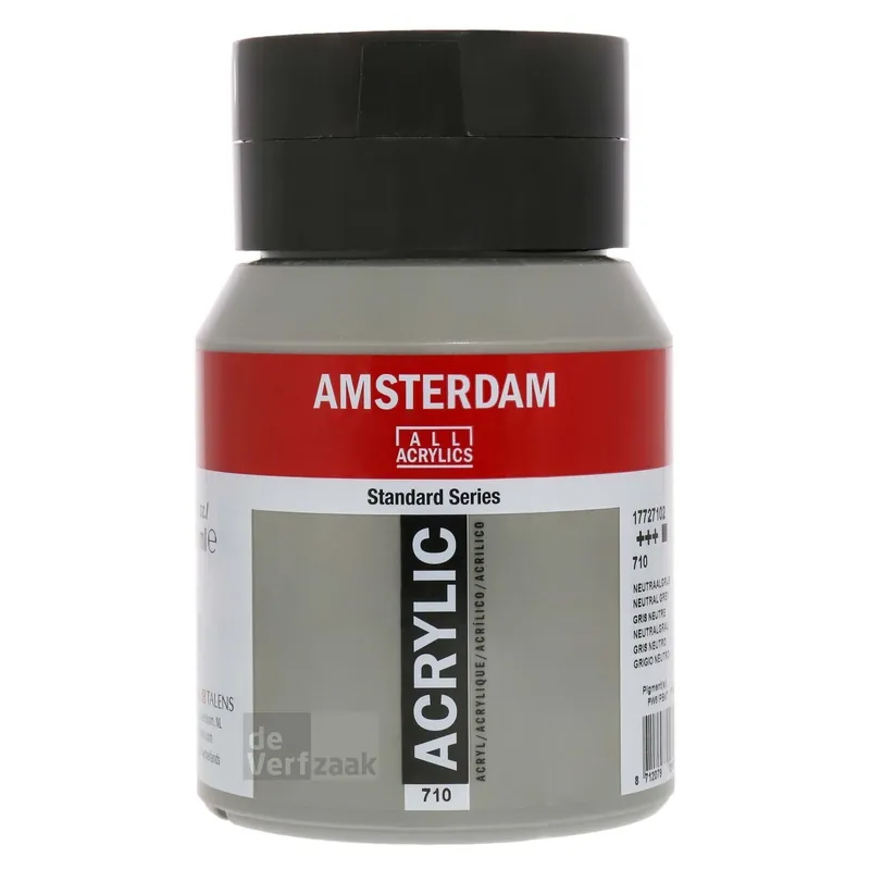 Favoriet Royal Talens Amsterdam Acrylverf 500 ml - Neutraalgrijs 710