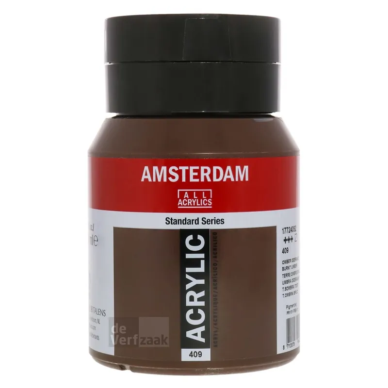 Superprijs Royal Talens Amsterdam Acrylverf 500 ml - Omber Gebrand 409