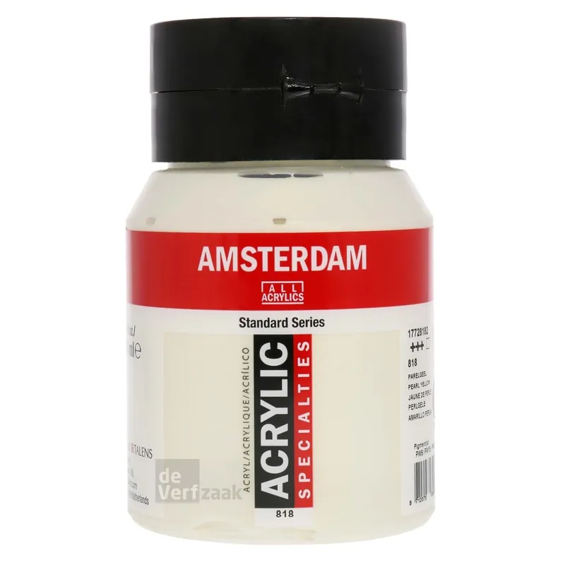 Superprijs Royal Talens Amsterdam Acrylverf 500 ml - Parelgeel 818