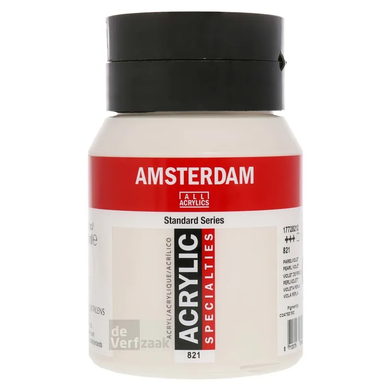 Royal Talens Amsterdam Acrylverf 500 ml - Parelviolet 821 Uitverkoop