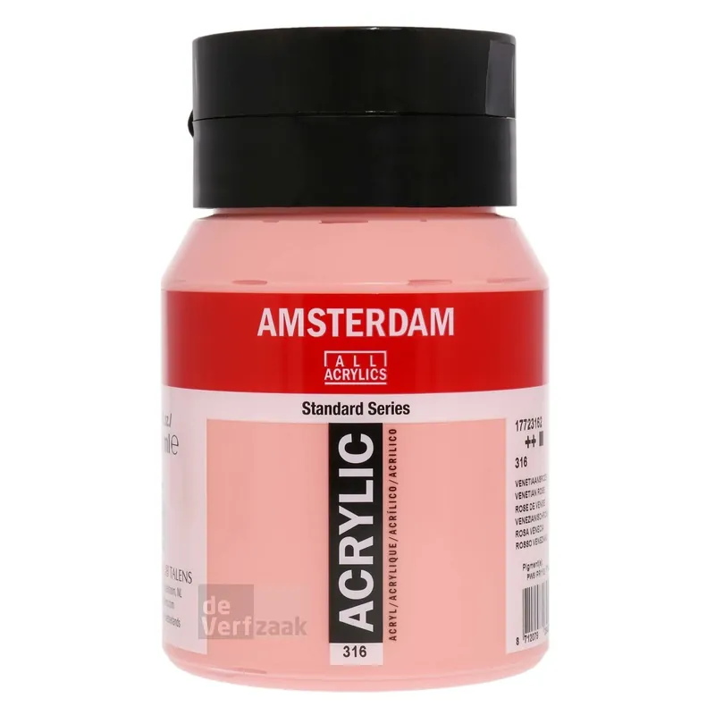 Korting Royal Talens Amsterdam Acrylverf 500 ml - Venetiaansroze 316
