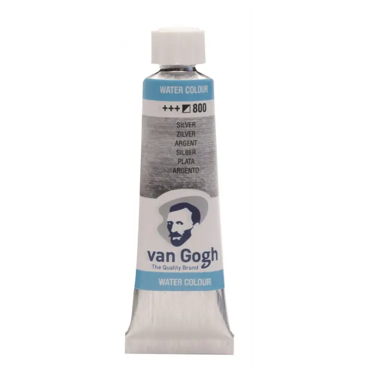 Hoge Kwaliteit Van Gogh Van Gogh Aquarelverf Tube 10 ml Zilver