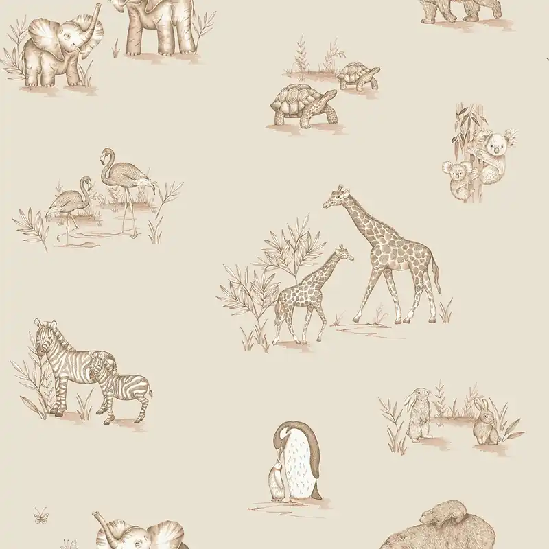 Dutch First Class World of Imagination - DL27553 - Safari Babies Beige Premium