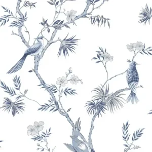 Laatste Kans Noordwand Secret Garden Behang met vogels G78489