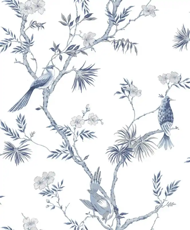 Laatste Kans Noordwand Secret Garden Behang met vogels G78489