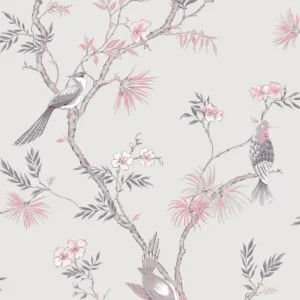 Noordwand Secret Garden Behang met vogels G78491 Speciale Aanbieding