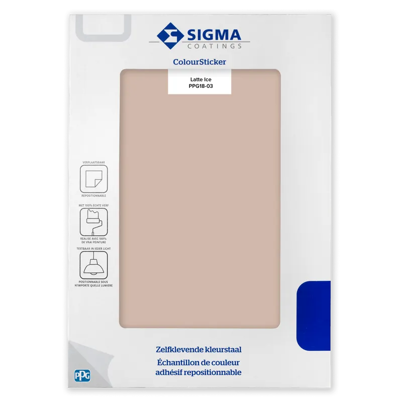 Sigma ColourSticker - Latte Ice 18-03 Gecertificeerd