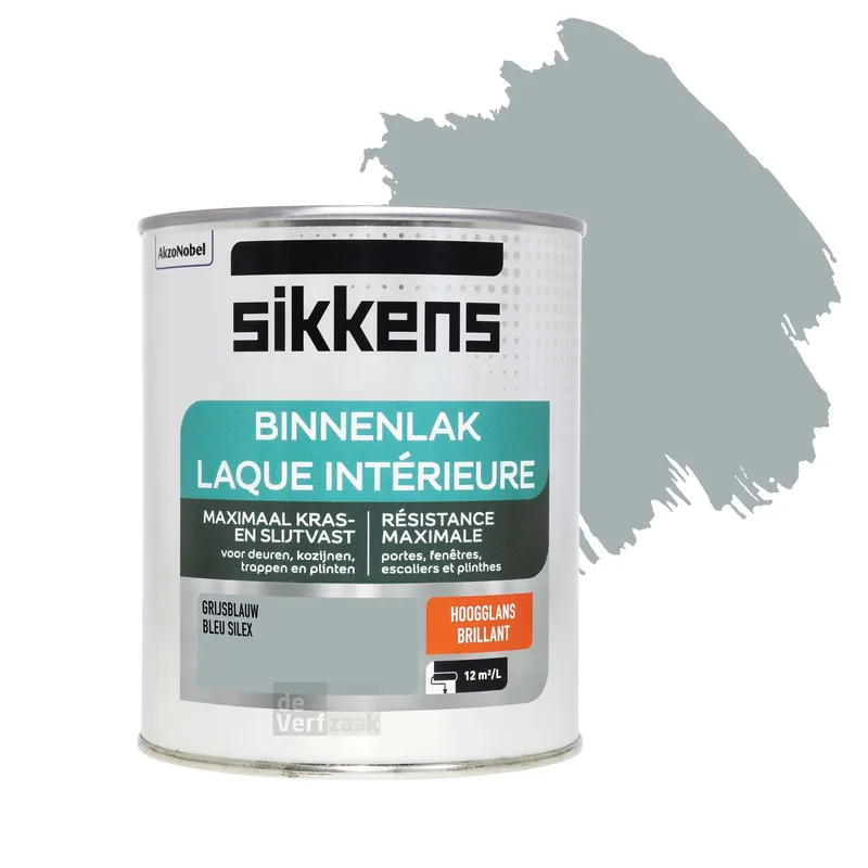 Sikkens Binnenlak Hoogglans - Grijsblauw Speciale Aanbieding