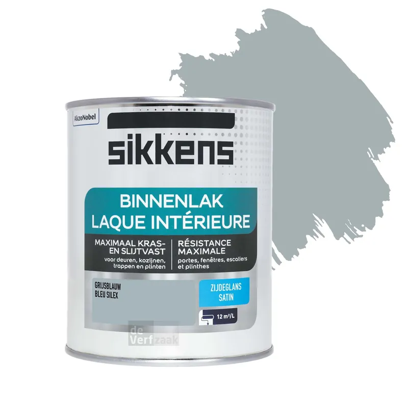Sikkens Binnenlak Zijdeglans - Grijsblauw Uitverkoop