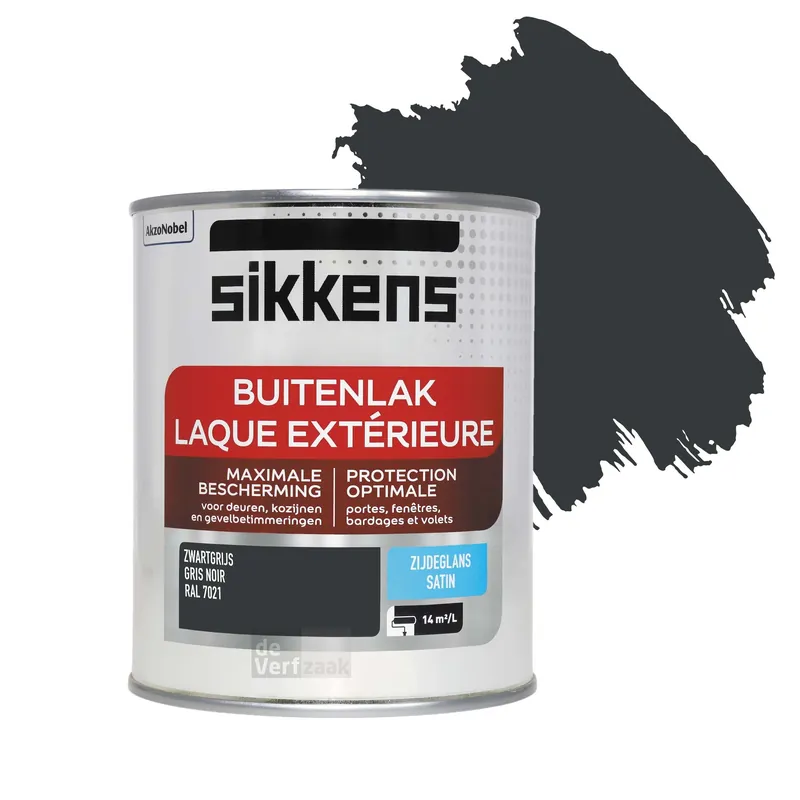 Betaalbaar Sikkens Buitenlak Zijdeglans - RAL 7021