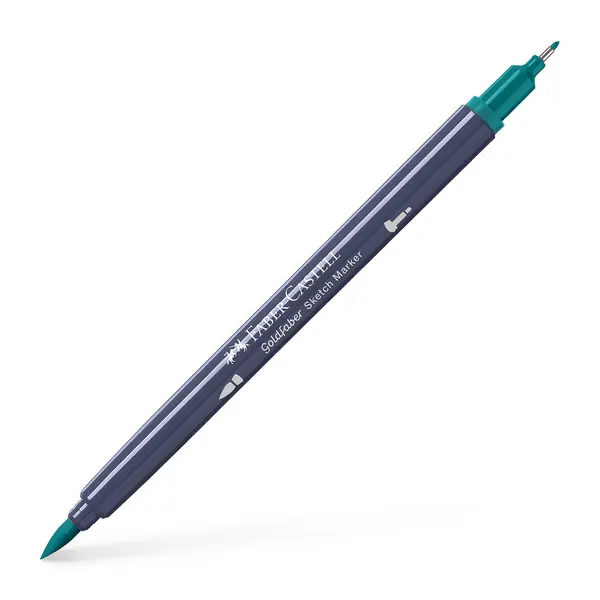 Goedkoop Faber Castell Sketchmarker Goldfaber - 313 dark cobalt green