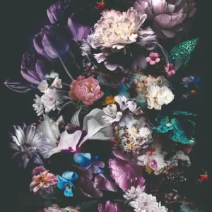 Alleen Vandaag Noordwand Smart Art Easy Fotobehang grote bloemen 47225